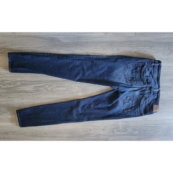 American Eagle Super Stretch Jeggings Distressed Womens Size 6 - Picture 7 of 12